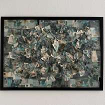Картина из тысячных купюр, 59x42 см, в Санкт-Петербурге