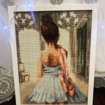 Алмазная картина &laquo;Маленькая балерина&raquo;, 34x45см, готовая с ра, в Путилково